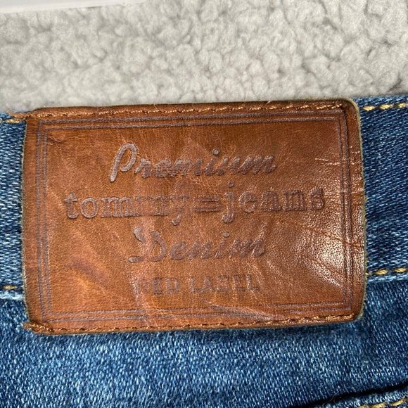 Tommy Jeans Red Label Premium Blue Size 1 Denim Jeans - Picture 7 of 10